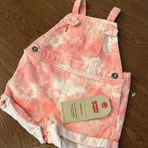 Levi’s | Pink NWT Short Overall.